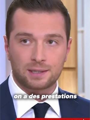 A post by @jordanbardella on TikTok caption: ll faut que les prestations sociales soient réservées aux citoyens Français !