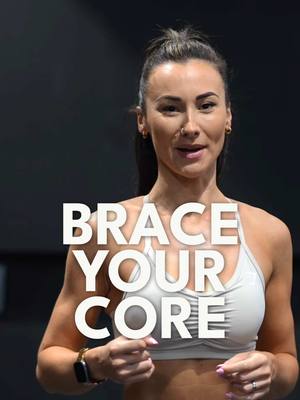 A post by @lisafiitt on TikTok caption: Brace your core! 😌💪🏼 This is so important to prevent injury and get the most out of your workouts. Here’s how to do it! ✨ For more guidance on your fitness goals, sign up to my STRNG app and get 7 days FREE! Link on profile 🤍 Comment with any fitness questions you may have, and I’ll do my best to answer them all in future posts! 🤗 #FitTok #GymTok #fitness #brace #braceyourcore #lifting #abs #fitnesstips #gymtips 