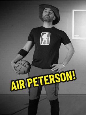 A post by @coyotepetersonofficial on TikTok caption: AIR PETERSON - DUNK IT! In honor of NBA All Star festivities this weekend had to call it back to our shot for shot Air Jordan promo from a few years ago… What did you all think of this year’s new game format, skills competition, dunk contest, etc? Let me know in the comments! #coyotepeterson #bravewilderness #NBA #nbaallstar #nbaallstarweekend #basketball #hoops #jordan #airjordan 