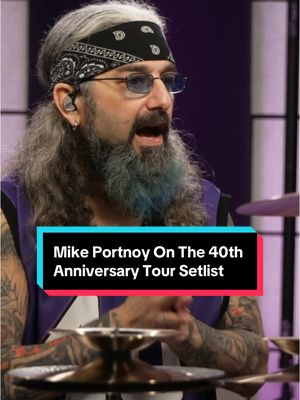 A post by @drumeoofficial on TikTok caption: Mike Portnoy On The 40th Anniversary Tour Setlist. 👌🏼 Head over to the Drumeo channel to watch the full conversation with Mike Portnoy, where we discuss the new Dream Theater album Parasomnia and the 40th anniversary tour. 🎬 #dreamtheater #progressivemetal #progrock #johnpetrucci #mikeportnoy #jordanrudess #johnmyung #jameslabrie #mikemangini #parasomnia #metropolispt2 #scenesfromamemory #octavarium #mangini #mikemangini #thespiritcarrieson #instrumental #drumgods 