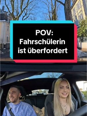 A post by @mustafahrlehrer on TikTok caption: Fahrschülerin ist überfordert. Was überfordert dich in den Fahrstunden? 🤗 @𝓁𝑒𝑜𝓃𝒾 #fahrschule #fahrprüfung #fahrlehrer #fahrschüler #fahrstunde #fahrschülerin #mustafahrlehrer #führerschein #fahren 