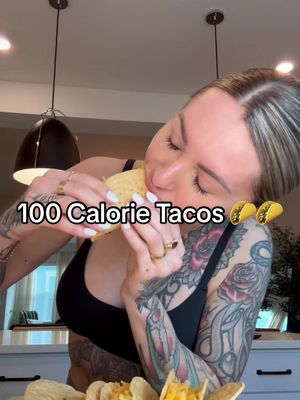 A post by @trainwithshay on TikTok caption: Calories and protein for 2 tacos = 1 protein bar.. idk about you but I’d rather have the tacos 😜🌮🌮 Each taco gets 21 grams cooked 96/4 ground beef, ~12 grams sauce, 5 grams lettuce, 10 grams rinsed fat free shredded cheddar  Macros per taco: 112 cals, 10P, 10C, 4F