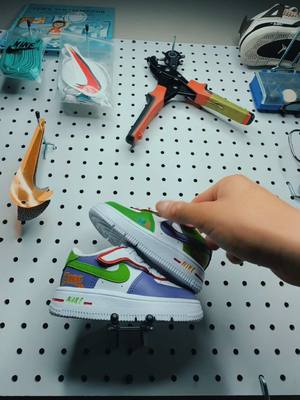 A post by @ctmwrld on TikTok caption: Custom airforce 1 zurg and buzz edition 🧑‍🚀🤖 . . . #customshoes #ivancornejo#fypシ #viraltiktok #explorepage✨ #reposted #buzzlightyear #disneyoutfits #customaf1 #af1customs #handpainted #ivancornejooficial #parati 