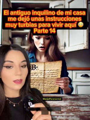 A post by @marijoparanormal on TikTok caption: Parte 14 instrucciones del inquilino 😳 descubren gracias a Derek porque es que existe un mundo diferente en los pisos negativos 💀 todo en ese edificio tiene que ver con todo #parte14 #🤯 #episodio #inquilino #redditespañol #reddit #marijoparanormal #redditstories #español #historias #historiasdeterror #storytime #redditenespañol #relatosdereddit #sobrenatural