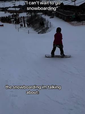 A post by @sadeerosee on TikTok caption: I have no idea what im doing #snowboarding #foryoupage 