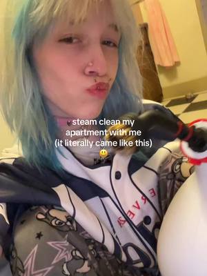 A post by @khalietheflowergirl on TikTok caption: steam cleaner review again. i love this product so much, you can help me and the company by buying one yourself :)) THEYRE AMAZING I PROMISE. #fyp #foryou #foryoupage #viral #steamcleaner #CleanTok #cleaning #steamcleaning 