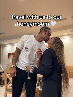 A post by @simonebilesowens on TikTok caption: houston -> newark -> johannesburg  🤍 #honeymoon #southafrica 