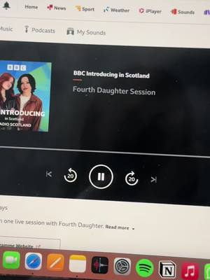 A post by @katiegregsonmacleod on TikTok caption: Cuties all round thank you to BBC Introducing Scotland for the love. Changing my name to Katie ‘Scotland’s Sweetheart’ GM. #singersongwriter #teenagelove #NewMusic #AltMusic #bbcintroducing #radioplay 