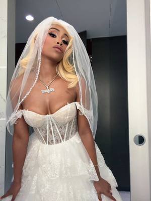 A post by @pinkydollreal on TikTok caption: I said YES! YES! YES! 💕  Congratulations to me !!!! Im a grown, smart, beautiful woman with ambition and refuse to stay in this street. So im now announcing you …..I’m getting marry boo … 🕊️ to The Game 🕊️  #pinkydoll #marriage #whitedress #npcqueen #lhhmia #miami #yesyesyes #fyp #foryoupage #ptp #pourtoipage 