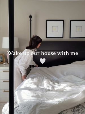 A post by @lundenandolivia on TikTok caption: Wake our house up with me 🤍 #lundenandolivia #wlw #wlwcouple #wlwtiktok #wlwlesbian #lesbiancouple #lesbiansoftiktok #morningroutine #houseoftiktok #homedecor #CleanTok #morningvlog #routine #asmr #asmrsounds 