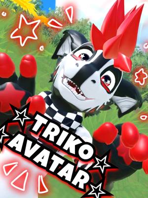 A post by @x_razzer_x on TikTok caption: ⋆☆ Triko In VRChat! ☆⋆ ⋆ After so long, I have finally made Triko in VRChat!  ⋆ It's taken me so long due to not being able to find a decent model that suited him (Despite him being a raptor, he doesn't look like one so using a raptor model didn't look right) but I came across these creatures called "Best bois" which suit him perfectly and thus making his avatar from one!  ⋆ Expect to see him in more Vrc videos!  ⋆ Model: "Best Boi HD" - By RustyDustyFox Textures by: Meeeee! ッ Avatar programming: @InzomniacArt  ⋆ Thanks to my fianćee for helping me film this! ♡ ⋆ ⋆ ⋆ #furries #fursona #furryart #furryfandom #furrycommunity #furrys #fursuitbadge #furryartwork #fursuit #fanart #fursuitbadge #raptor #raptormask #raptorfursuit #dinomask #dino #dinofursuit #tiktok #tiktokfurry #furrytiktoker #tiktok #furry #fluffyraptor #triko