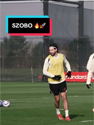 A post by @liverpoolfc on TikTok caption: Strike, Szobo 🚀🔥 #LiverpoolFC #LFC 