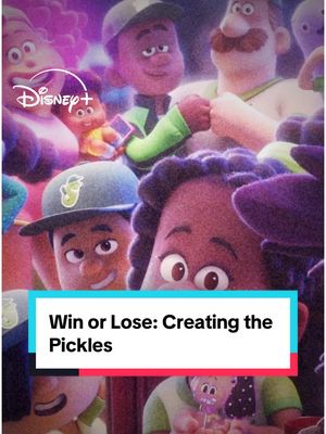 A post by @pixar on TikTok caption: The minds behind the Pickles! 🥎 The #WinOrLose two-episode premiere arrives TOMORROW only on @Disney+! 