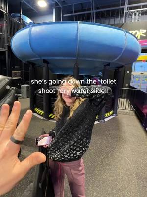 A post by @jadensprinz on TikTok caption: The toilet ball slide was wild 😂