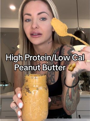 A post by @trainwithshay on TikTok caption: Love me some PEANUT BUTTA especially when you get a ton more for less cals 🔥