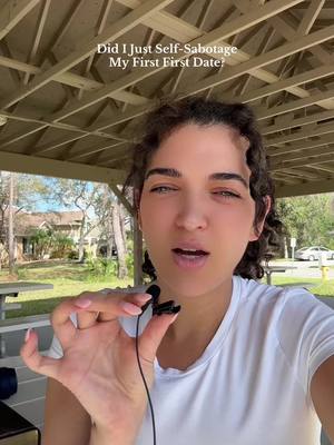 A post by @itstiffanykerr on TikTok caption: I went on my FIRST ever first date let’s talk about it 🥲  #firstdate #storytime #fyp #selfsabotage 