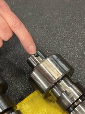 A post by @davesautocenter on TikTok caption: Duramax Crankshaft Upgrades. Don’t forget to have this done. It’s a must for durability #autoshop #carrepair #enginebuild #enginerepair 