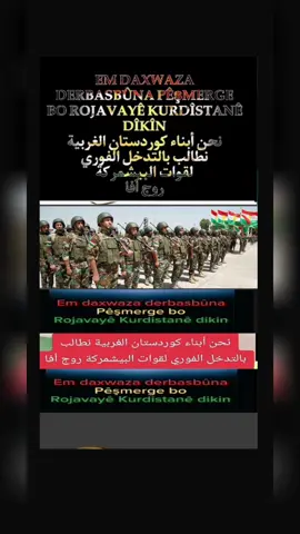 A post by @bangin.bave.ibrahim on TikTok caption: #حركة_اقليم_روجافا_كردستان 