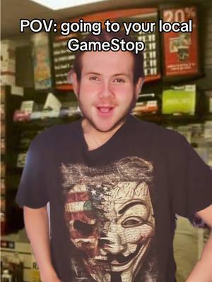 A post by @wizardinatshirt on TikTok caption: The tables have turned #CapCut #gamestop #gamestopemployee #fy #foryou #fypage #gaming #skits #videogame #lgs #retail #gamer #kingdomcome #gamestore #stinky #thatguy 