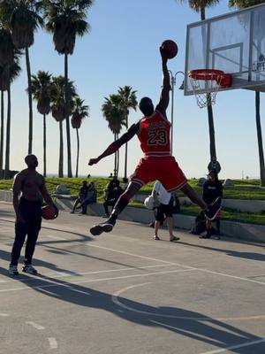 A post by @theprofessor on TikTok caption: Jordan Logo Dunk in Real Life💯 #SpaceJam #SpaceJamIRL 