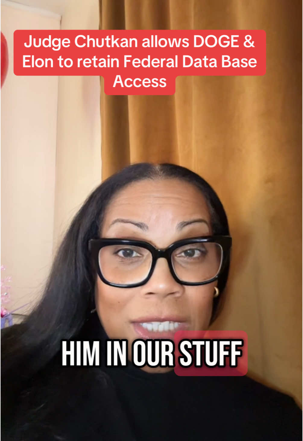 A post by @be.a.free.thinker on TikTok caption: Judge Chutkan allows doge & elon to retain access to federal  databases #AG #doge #database #federalagencies 