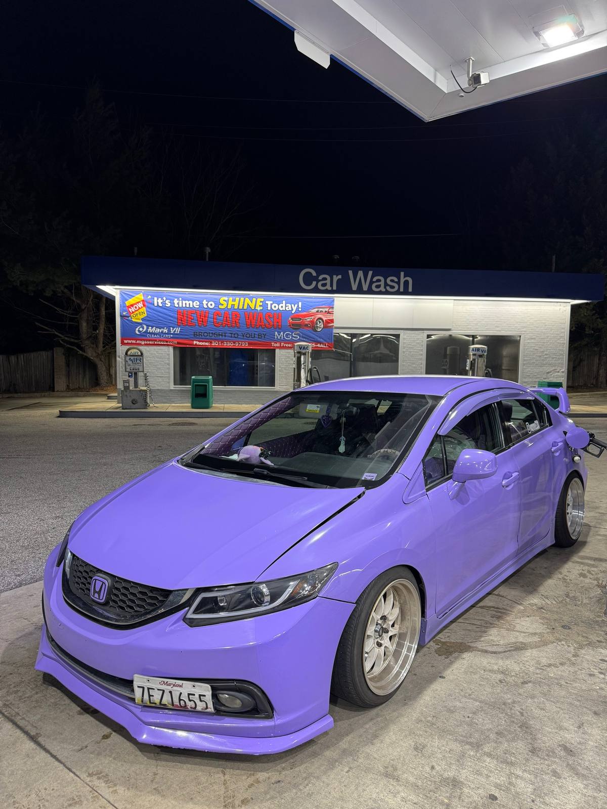 A post by @joss_rivas1 on TikTok caption: 💜💜💜✨ #fyp #jdm #fypシ #cargirl #purple #fypシ゚viral 