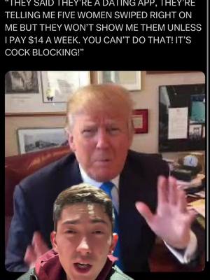 A post by @alexmadore on TikTok caption: #greenscreen You can’t do that (Part Four?) #impressions #trump #politics #satire 