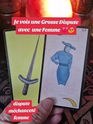 A post by @morgane_voyance on TikTok caption: une dispute avce une femme va éclater avant la fin de la semaine  #medium #cartomancie #tiragedecartesoracle #tiragedecarte #voyance 