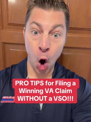 A post by @vaclaimsinsider on TikTok caption: 💪 PRO TIPS for Filing a Winning VA Claim WITHOUT a VSO! If you’re willing to gather the right evidence and follow the correct process, you can successfully file and win your VA disability claim without assistance from a VSO. #vaclaims #vadisability #vabenefits #vadisabilitybenefits #vaclaimtips #vaclaimhelp #vaclaimssupport #veterans #disabledveteran #vaclaimsinsider 