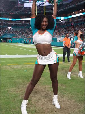 A post by @cierraprice_ on TikTok caption: What a dream 🥰 #fy #foryou #nflcheerleader #nfl #miami #miamidolphins #football 