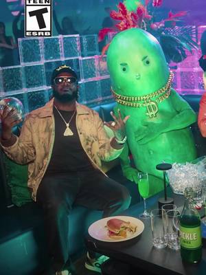 A post by @fortnite on TikTok caption: It’s the rap beef of the century - Big Dill vs T-Pain! Find out how everything went sour.