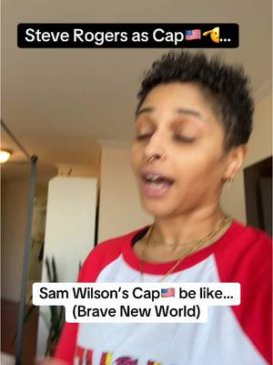 A post by @nicquemarina on TikTok caption: They’re just excited homies doing activities together 💀 #mcu #marvel #captainamerica #samwilson #filmtok 