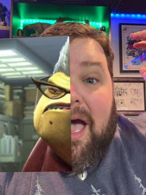 A post by @brianhullsvoice on TikTok caption: IT HAPPENED!! #disneyfilter #roz #cartoonfilter #monsterinc