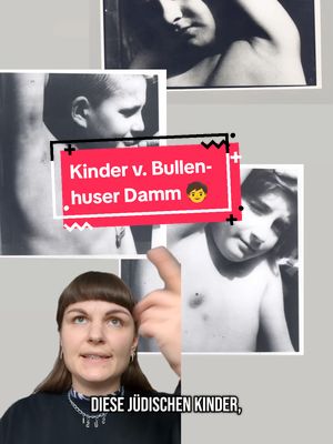 A post by @keine.erinnerungskultur on TikTok caption: Die Kinder vom Bullenhuser Damm 🕯️