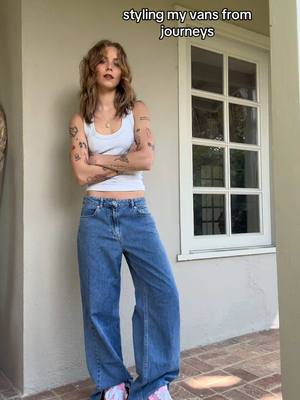 A post by @annabananaxdddd on TikTok caption: new shoes, new fits @Vans KNU SKOOLS available at @Journeys #Vans #SlipOnorChukka #JYSVansChukka #journeyspartner 
