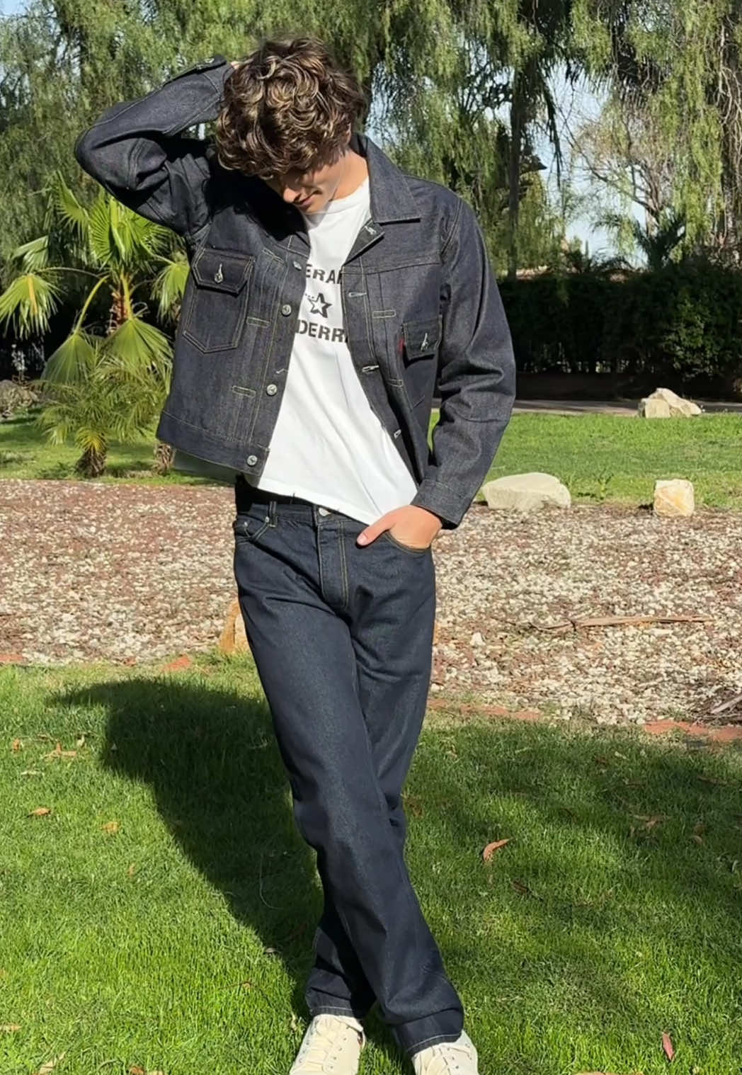 A post by @gavincasalegno on TikTok caption: Rocking @Kai Lo for today🥰🤠