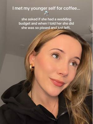 A post by @thefinancebrides on TikTok caption: I wish I could’ve managed those expectations back then🤧💍😢 #weddingtiktok #weddingbudget #weddingplanning #metmyyoungself #bridesbelike #weddinghumor #bridehumor #bridezilla #weddingreality #2025bride #2026bride #gettingengaged #justengaged #pinterestwedding #njbrides 