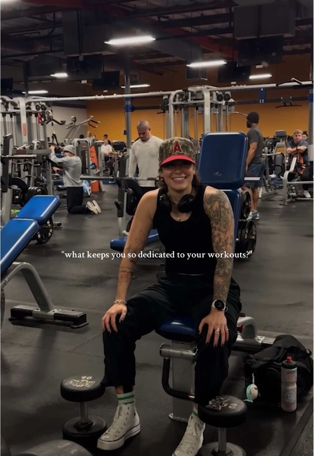 A post by @itsalissabutt on TikTok caption: showing up for yourself is hot 