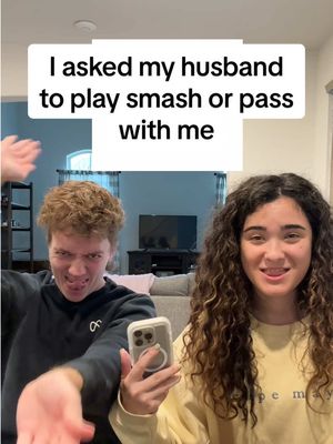 A post by @meghanandjack on TikTok caption: Personally I think this is the best version of this game because it makes you think outside the Box…🥸 #meghanandjack 