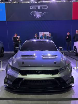 A post by @fuelfestofficial on TikTok caption: Thoughts on the gtd? This is our first look 🩶 #fordmustang #gtd 