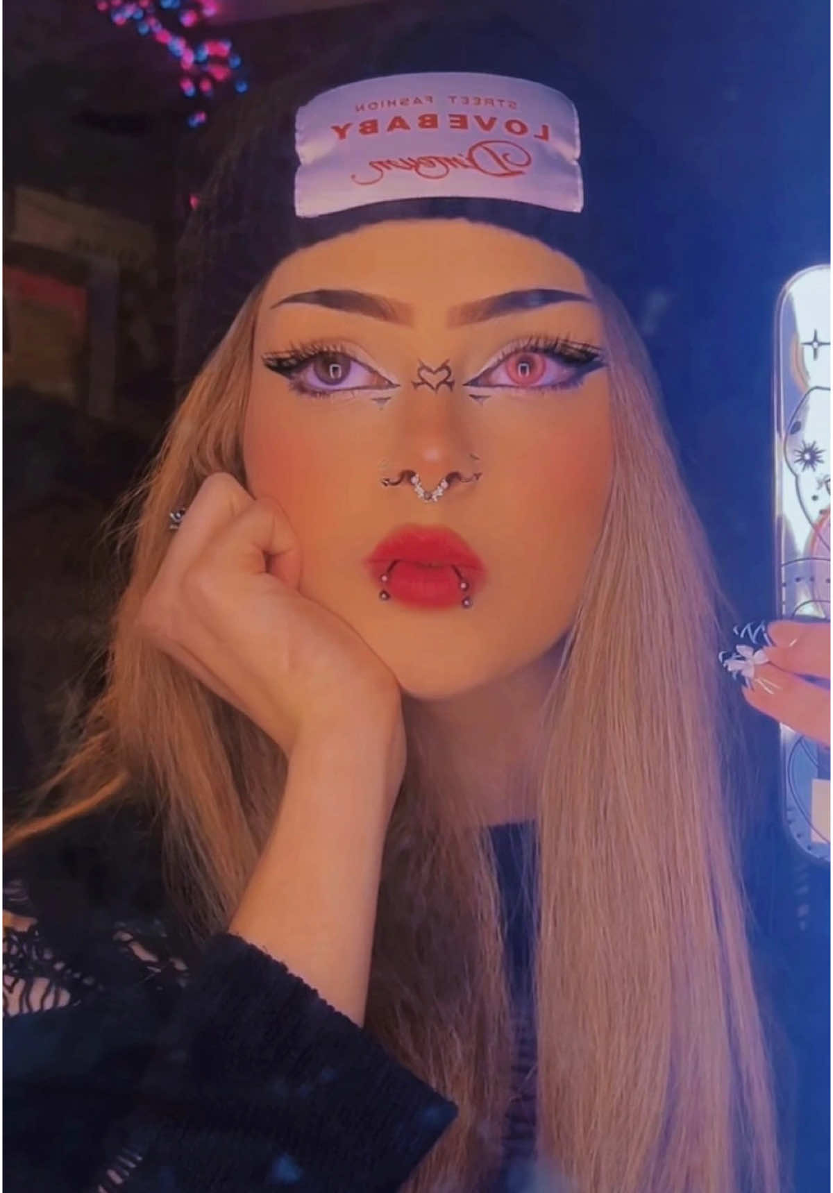 A post by @ashleighclairre on TikTok caption: Felt pretty here’s an OOC post #ooc #makeup #lookoftheday #mightdeletelater #ooccontentnooneaskedfor 