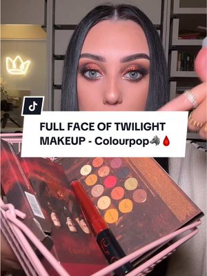 A post by @chantelleef on TikTok caption: Replying to @Kirsty IS THIS MY FAVOURITE EYE LOOK YET?!💋👏🏼🐺 are you team Jacob or Edward though!?💬🤭 @ColourPop Cosmetics.. this collection is amazing!👀 #makeuptok #twilight 