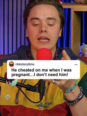 A post by @okstorytime on TikTok caption: He cheated on me when I was pregnant... I don't need him! Part 1 #reddit #redditstories #redditreadings #reddit_tiktok 