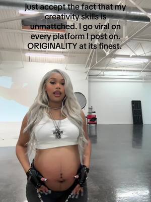 A post by @therealleci on TikTok caption: twitter loves to hate like it’s giving mad you didn’t think to do it first. I’m her and that’s that. #fyp #maternityphotoshoot 