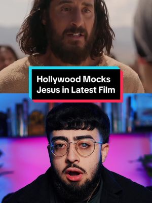 A post by @nikkeswani on TikTok caption: Hollywood MOCKS Christianity in Latest Casting Decision 🤯✝️ … #christiantiktok #Jesus #bible #God #fyp 