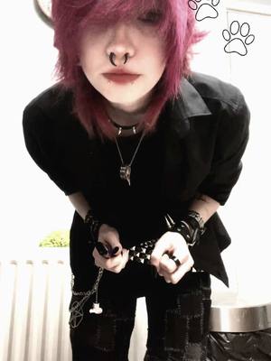A post by @morbiddog on TikTok caption: another draft from the other week #emo#scemo#alt#goth#punk 