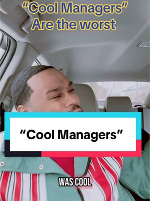 A post by @emjunair on TikTok caption: “Cool managers” Don’t trust it ! #fypシ #foryoupage #viraltiktok #workstruggles #corporatelife #corporateamerica #managersbelike 