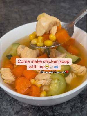 A post by @jess.mendoza23 on TikTok caption: Trying my best to make her feel better🥲❤️😷#fyp #momlife #foodtiktok #CapCut #foryoupage 