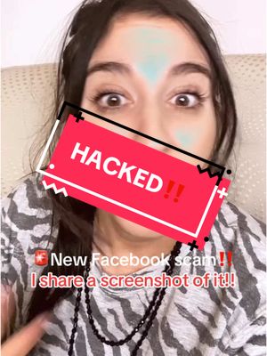 A post by @carissavissa on TikTok caption: Please don’t fall for this new Facebook hack! Look at the screenshots and save them if you need to. 