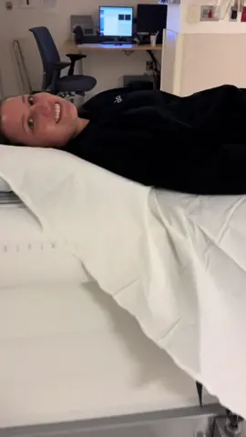 A post by @thekatiethurston on TikTok caption: Update: Guess it was #breastcancer but the good news is I’m engaged to a comedian 😅